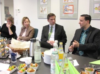 Arbeitsgespräch mit Sächsischem Staatsminister M. Dulig in Bärenstein